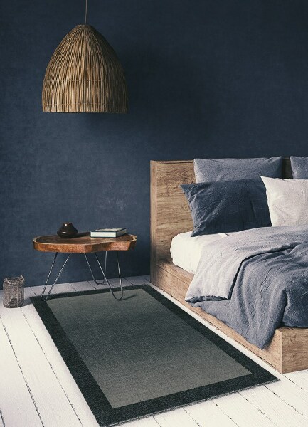 Interior PVC rug Gray frame