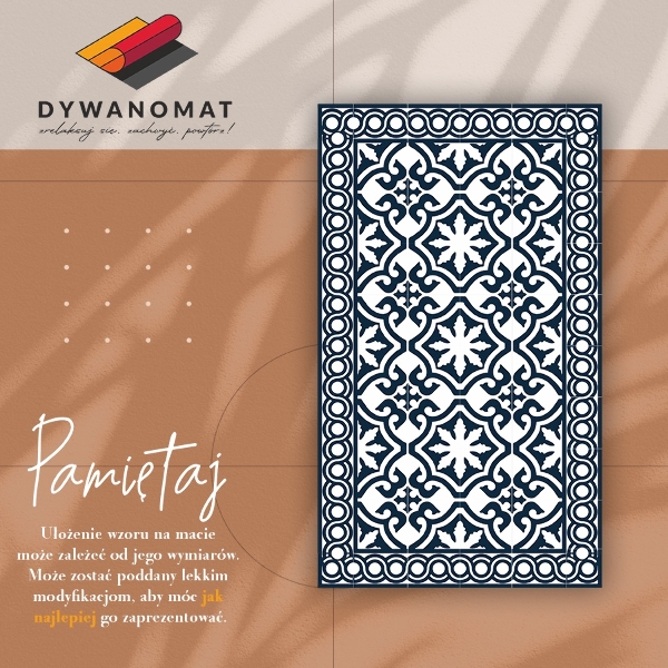 Interior PVC rug Portuguese tile