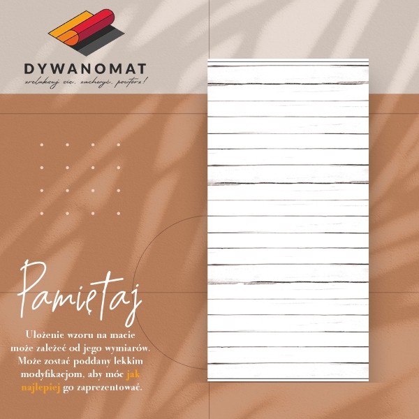 Universal vinyl carpet Old white boards