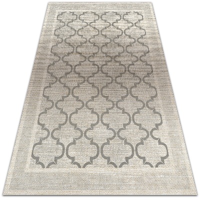 Vinyl floor mat Moroccan design