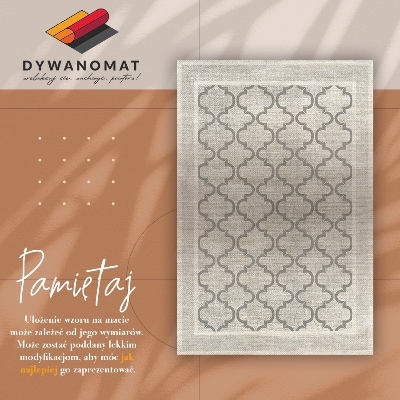 Vinyl floor mat Moroccan design