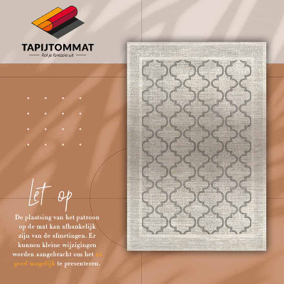 Vinyl floor mat Moroccan design