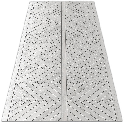 Vinyl floor mat Herringbone boards