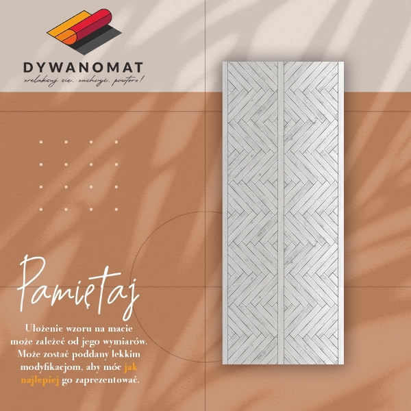Vinyl floor mat Herringbone boards