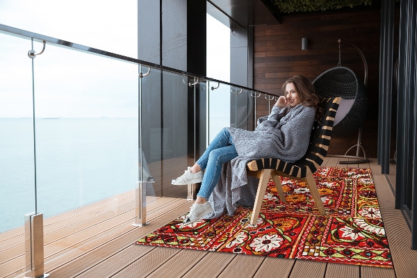 Carpet for terrace garden balcony Turkish design