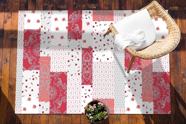 Garden rug amazing pattern floral mosaic