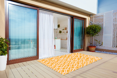 Outdoor terrace carpet yellow Designs