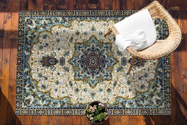 Garden rug amazing pattern Persian ornaments