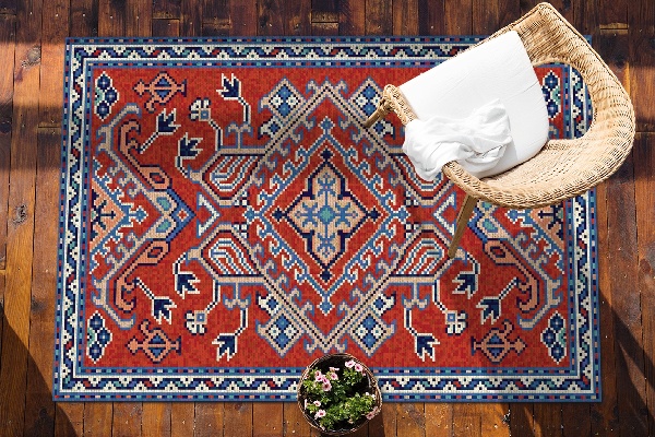 Outdoor carpet for terrace Indian arrows