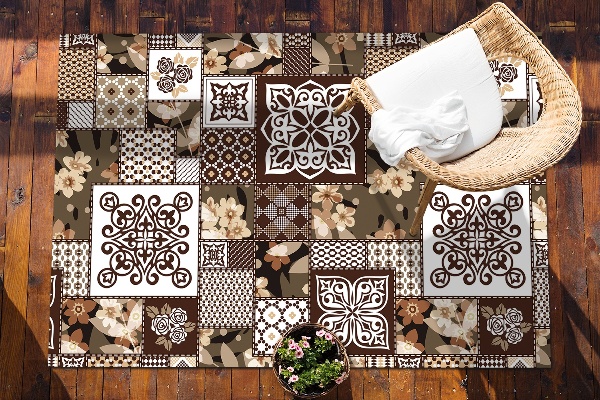 Modern balcony rug Indian style