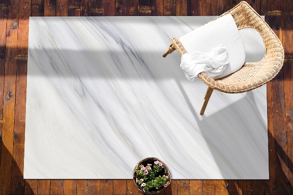 Outdoor carpet for terrace Marble winter slope