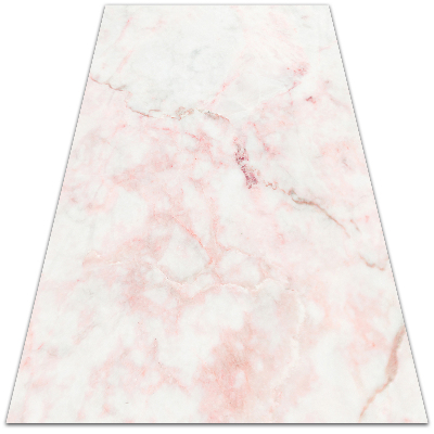 Modern terrace mat White and pink stone