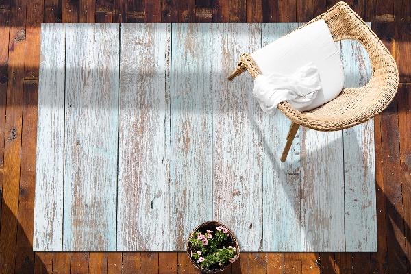 Outdoor terrace carpet retro boards