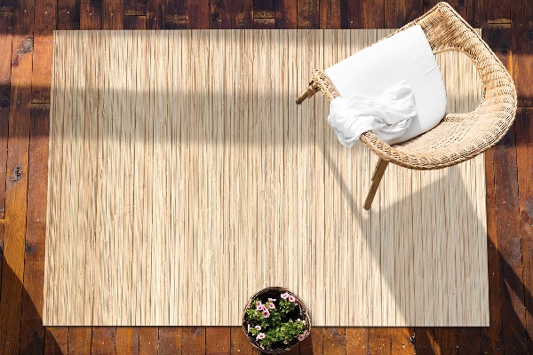 Carpet for terrace garden balcony straw texture