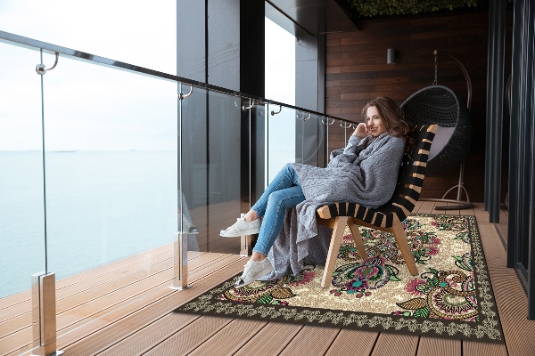 Beautiful outdoor mat Classical East formula