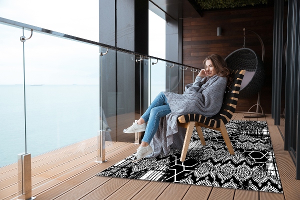 Beautiful outdoor mat Chaotic pattern tapestry