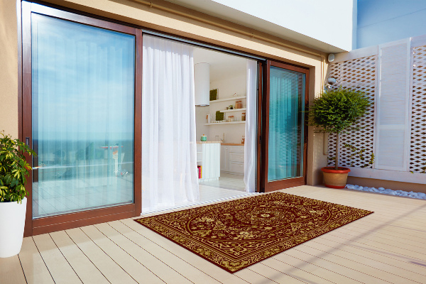 Modern outdoor carpet ancient pattern