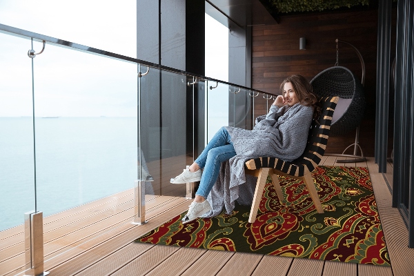 Carpet for terrace garden balcony floral patterns