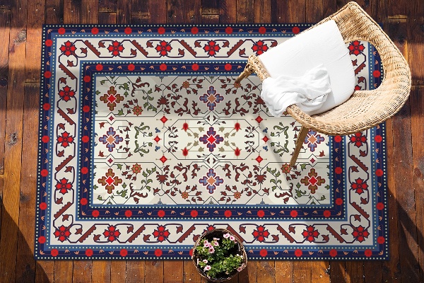 Modern balcony rug Persian patterns