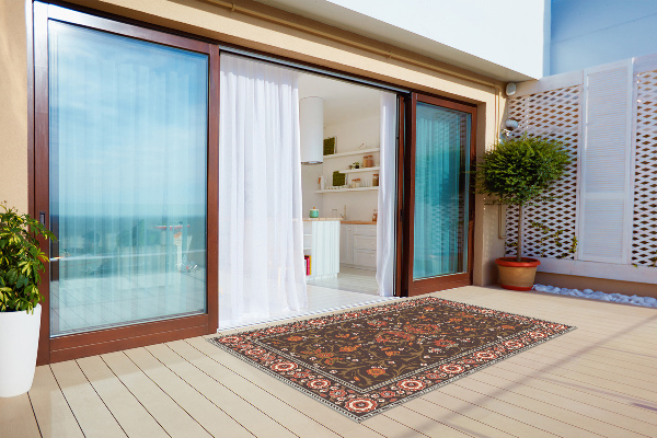 Outdoor rug for terrace Arabic style