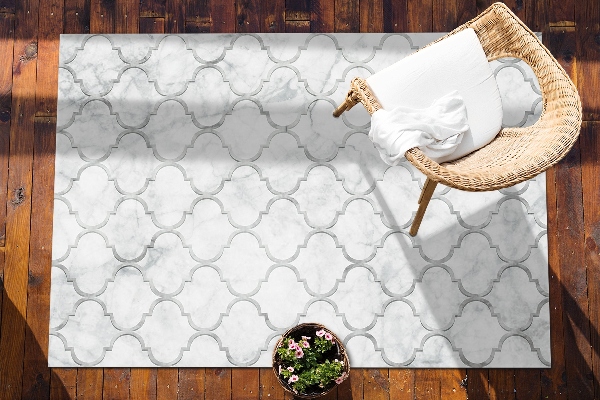 Modern outdoor carpet Moroccan pattern