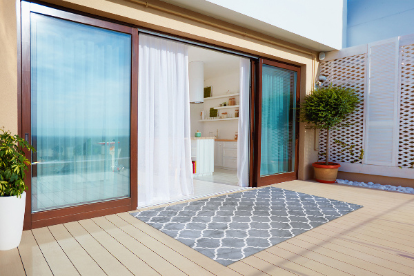 Modern outdoor carpet Moroccan style