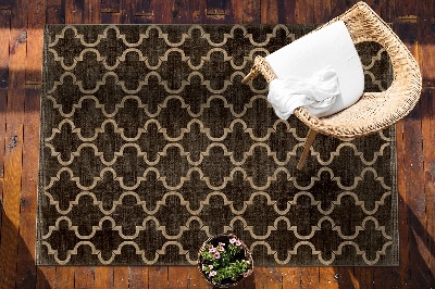 Modern outdoor carpet oriental pattern