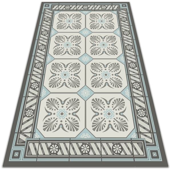 Modern outdoor carpet vintage tiles