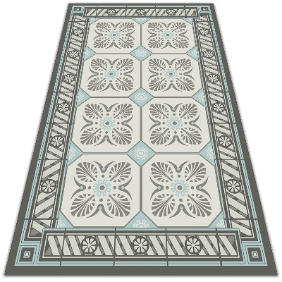 Modern outdoor carpet vintage tiles
