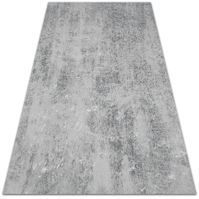 Outdoor rug for terrace dirty concrete