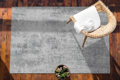 Outdoor rug for terrace dirty concrete