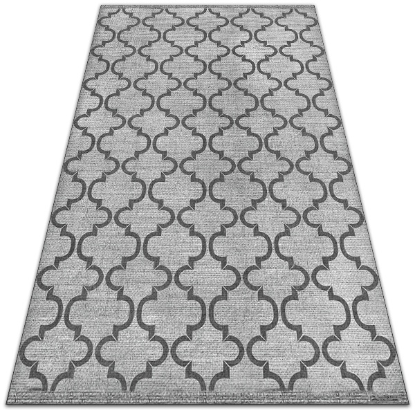 Garden rug Oriental geometric pattern