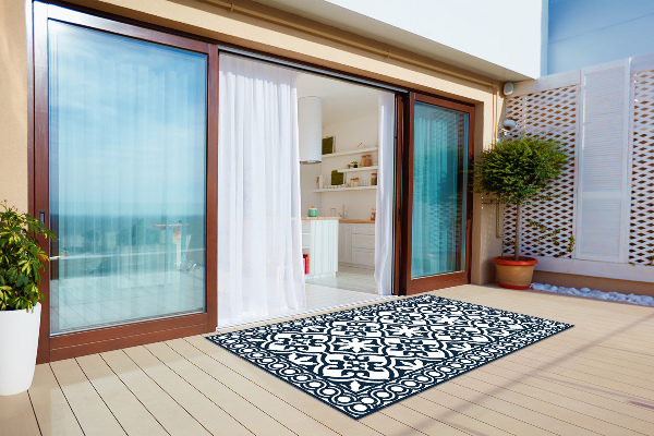 Garden rug amazing pattern Portuguese tile