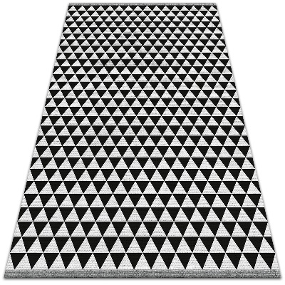 Modern balcony rug triangles pattern