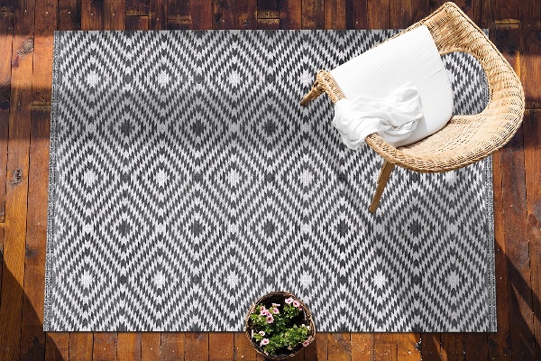 Garden rug amazing pattern Turkish diamonds