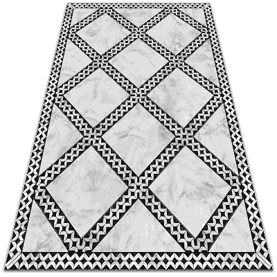 Modern balcony rug Marble pattern