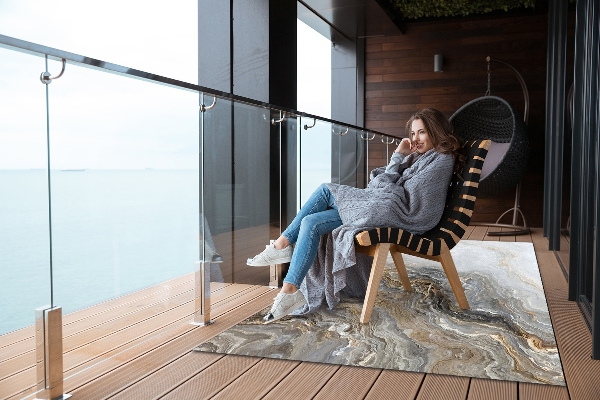 Carpet for terrace garden balcony pearl marble