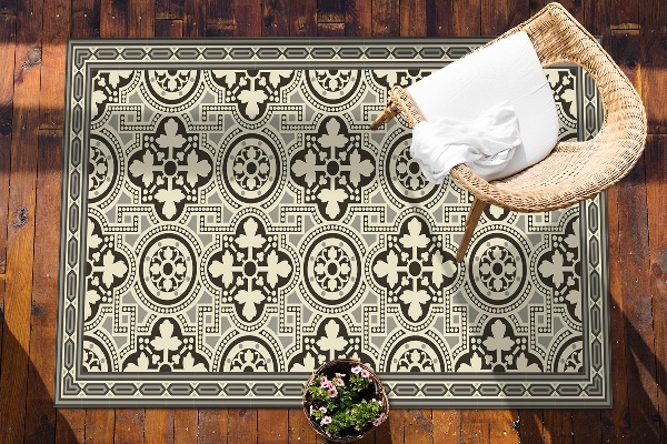 Modern balcony rug talavera style