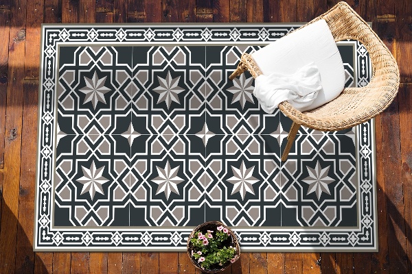 Outdoor rug for terrace rose
