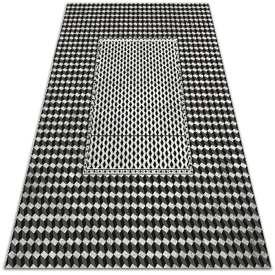 Terrace rug with print 3D pattern