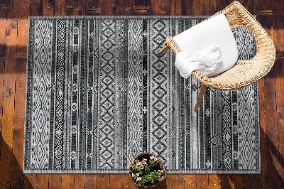 Modern balcony rug texture pattern