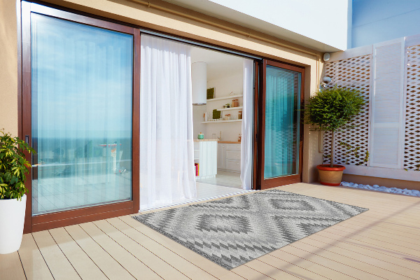 Outdoor rug for terrace Turkish pattern