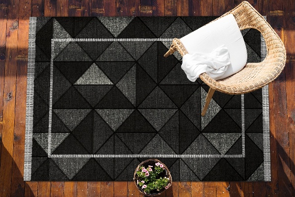 Garden rug amazing pattern Threesome 3D effect