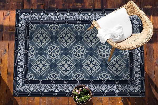 Outdoor carpet for terrace Navy talavera