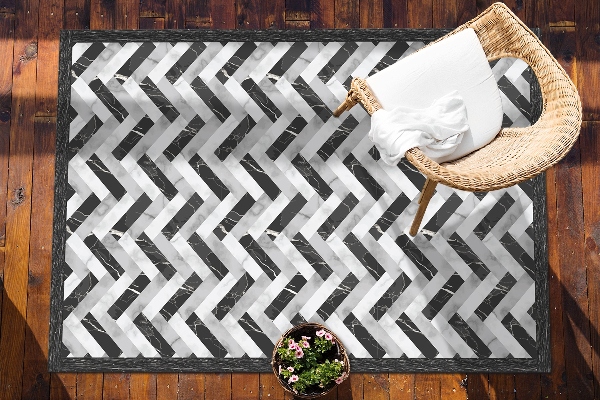 Garden rug amazing pattern marble mosaic