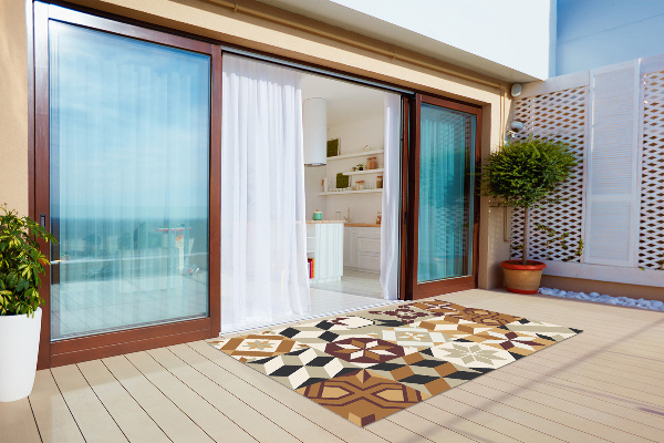 Outdoor carpet for balcony terrace Mix patterns