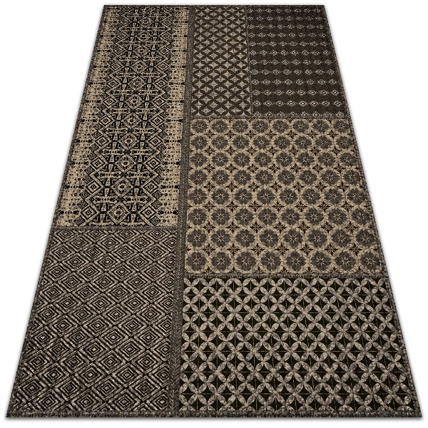 Outdoor rug for terrace Aztec pattern