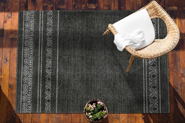 Modern outdoor carpet African pattern