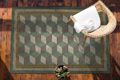 Modern terrace mat blocks