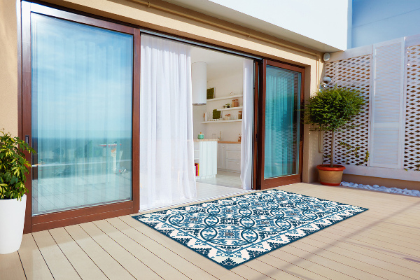 Garden rug amazing pattern abstract circles